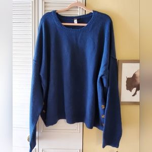Beautiful, soft sweater. Button detail. New with tags.